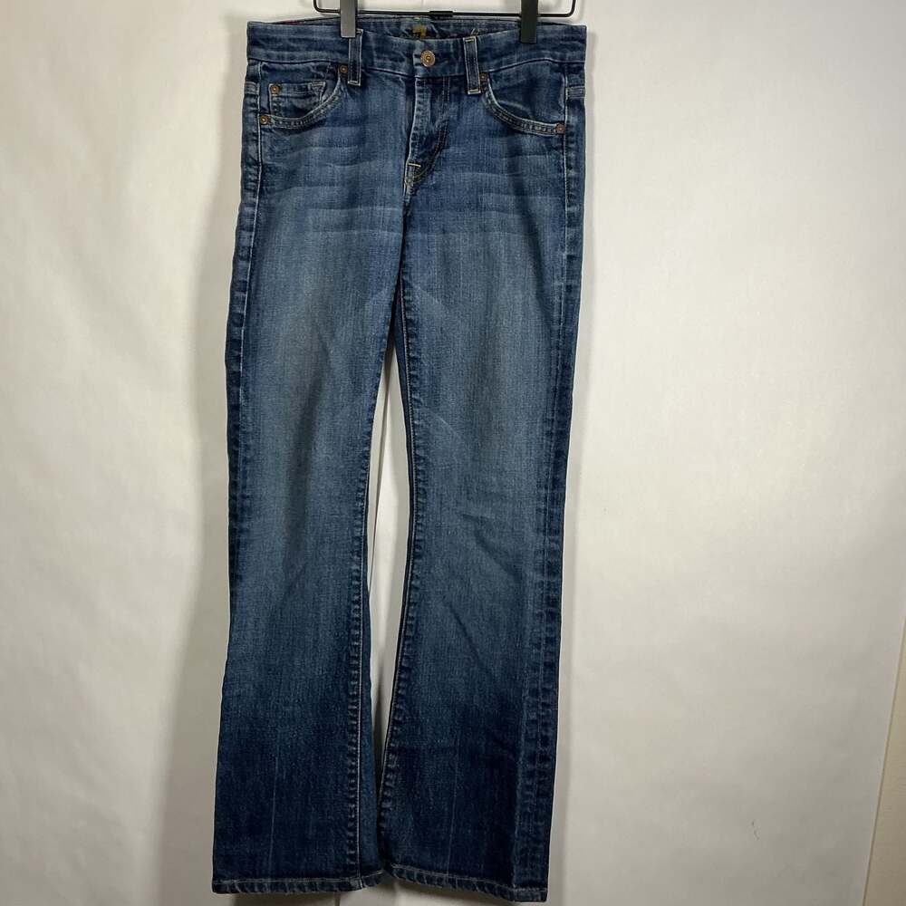7 For All Mankind Vintage Bootcut Blue Denim Jeans